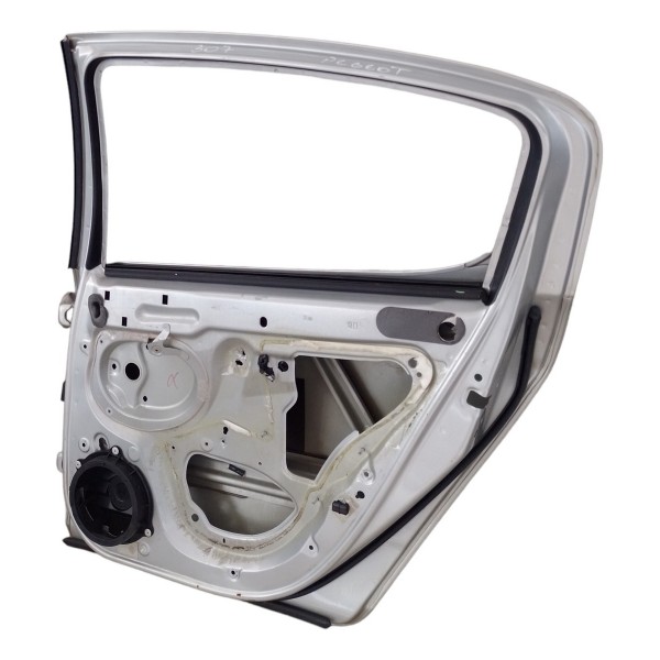 Porta Traseira Direita Peugeot 307  Traseira Direto Prata