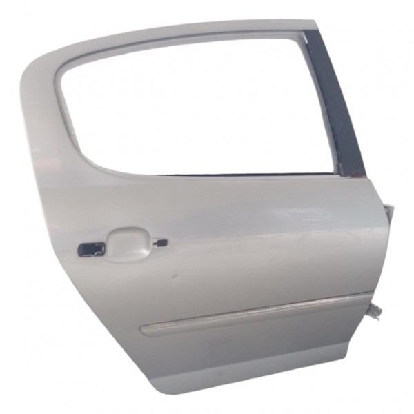 Porta Traseira Direita Peugeot 307  Traseira Direto Prata