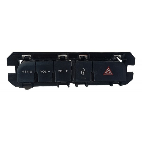 Botão Pisca Alerta Comando Som Trava Portas Citroen C3 2019