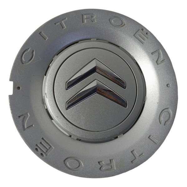 Calota Central Miolo Roda Liga Leve Citroen C3 2006 07 08 09 Preto