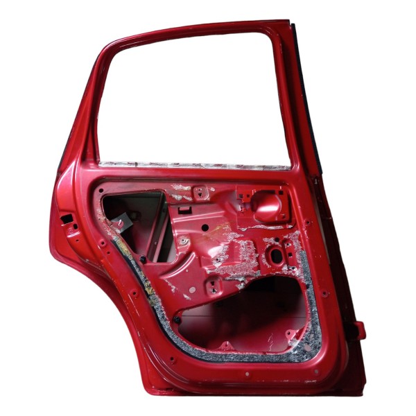 Porta Traseira Esquerda Citroen C3 2003 04 05 06 07 08 09 12 Traseira Esquerdo Vermelho