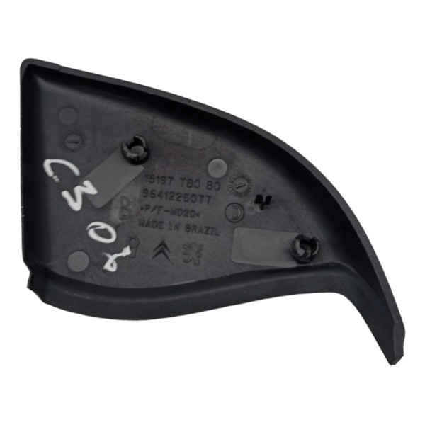 Moldura Retrovisor Interno Direito Citroen C3 2003 2007 2012