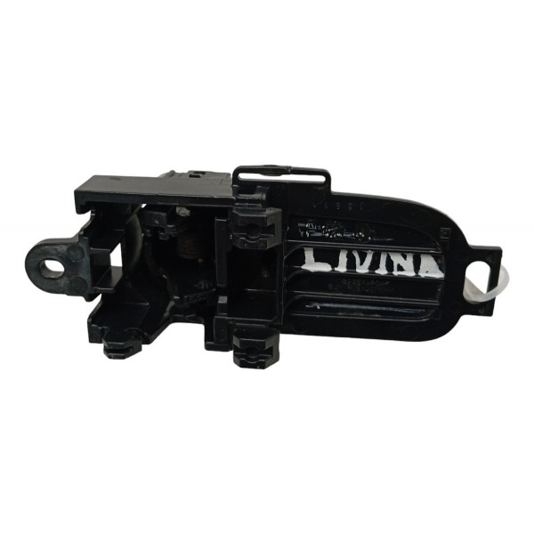 Maçaneta Interna Dianteira Esquerda Nissan Livina 2009 2010 Preto Dianteira