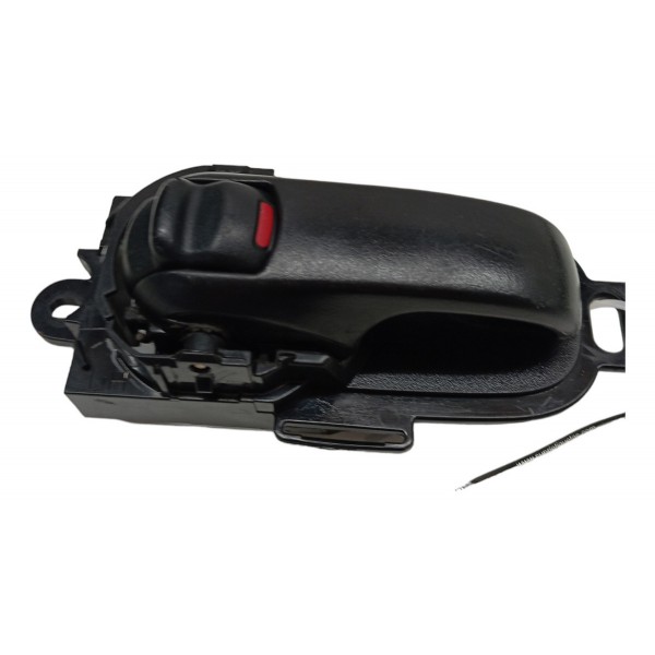 Maçaneta Interna Dianteira Esquerda Nissan Livina 2009 2010 Preto Dianteira