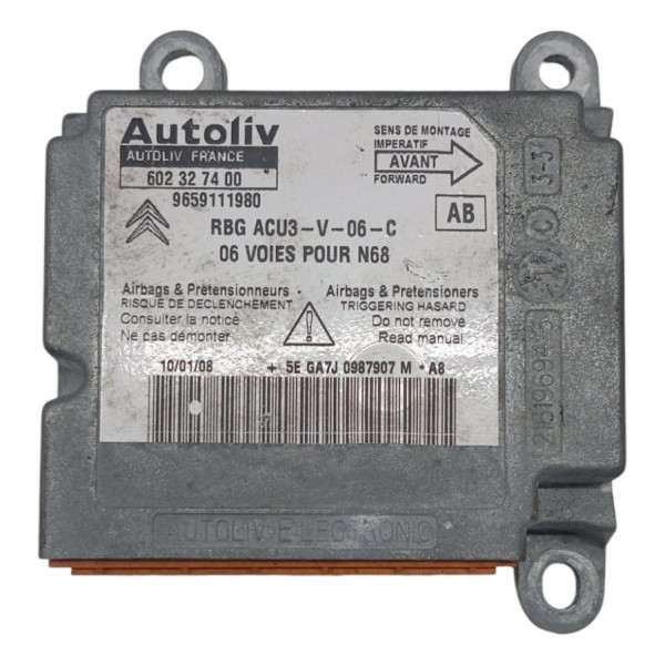 Kit Airbag Citroen Xsara Picasso 1.6 16v 2007 2008 2009 2010