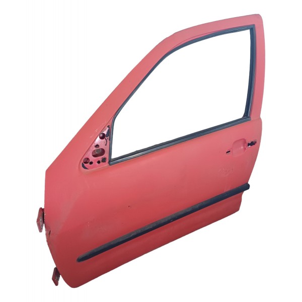 Porta Dianteira Esquerda Volkswagen Polo Van 1998 Detalhes  Dianteira Esquerdo Vermelha