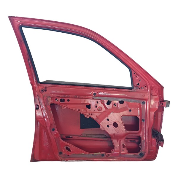 Porta Dianteira Esquerda Volkswagen Polo Van 1998 Detalhes  Dianteira Esquerdo Vermelha