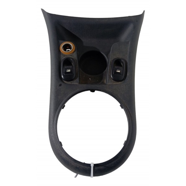 Moldura Console Central C/ Botões Vidro Citroen C3 2003 2012