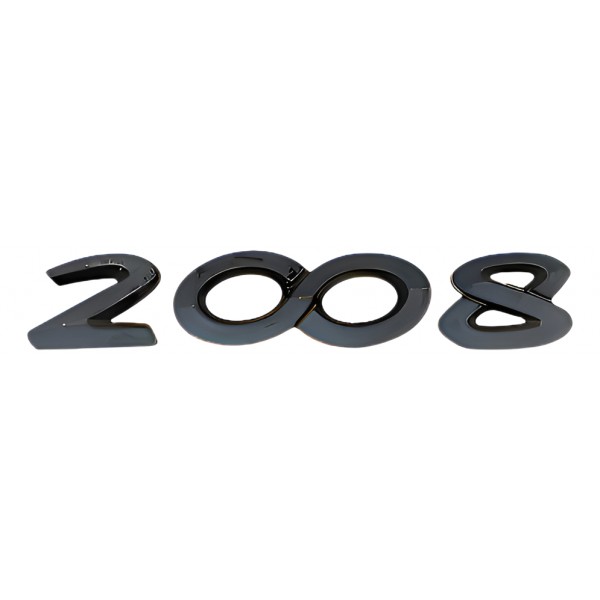 Letreiro Emblema Tampa Traseira Peugeot 2008 2016 17 18 19