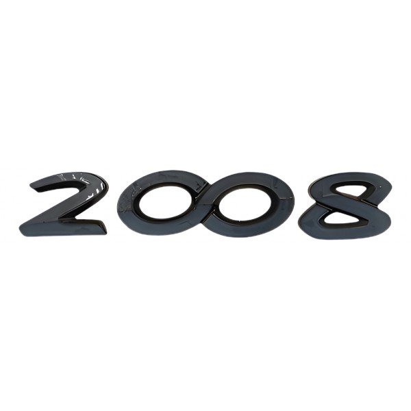 Letreiro Emblema Tampa Traseira Peugeot 2008 2016 17 18 19