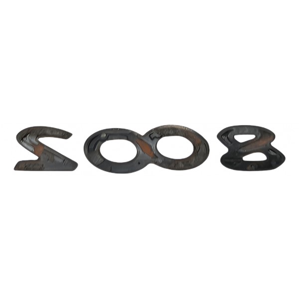 Letreiro Emblema Tampa Traseira Peugeot 2008 2016 17 18 19