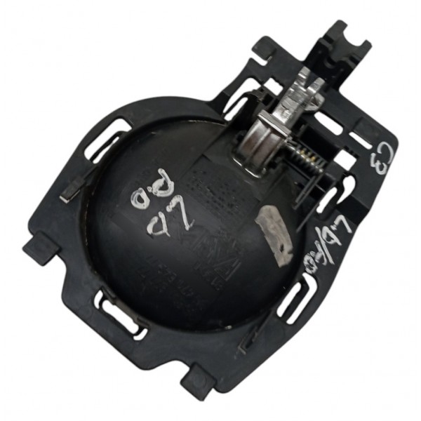 Maçaneta Interna Traseira Direita Citroen C3 2006 2008 Preto Traseira
