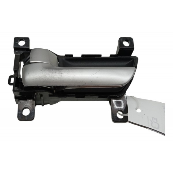 Maçaneta Interna Dianteira Esquerda Kia Sorento 3.5 V6 2012 Prateado Dianteira