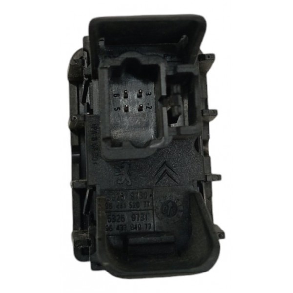 Botão Vidro Elétrico Peugeot 307 Sw 2.0 2004 2005 2006 2007