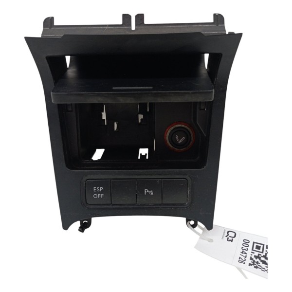 Porta Objetos Acendedor Console Volkswagen Jetta 2009 2010 Preto