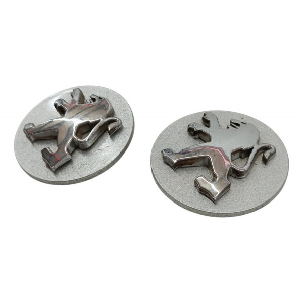 Par Tampa Calota Miolo Central Roda Peugeot  9646482380