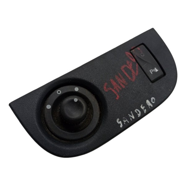Moldura Botão Comando Retrovisor Renault Sandero 2013 2014