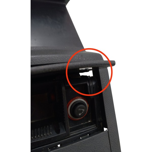Moldura Console Central Cinzeiro Vw Polo 1.6 2002 2003 2004