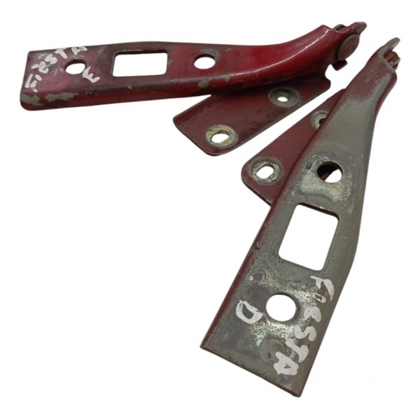 Par Dobradiça Braço Capô Ford Fiesta 1.0 2002 2003 2004 2005