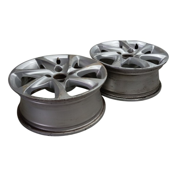 Par Roda Liga Leve Aro 15 Peugeot 208 Allure 2014 Detalhes