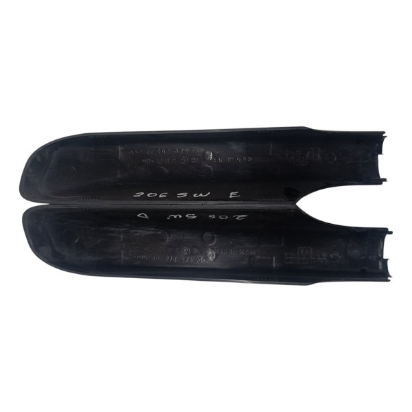 Par Moldura Rack Teto Traseiro Peugeot 206 Sw 1.4 2002 2003