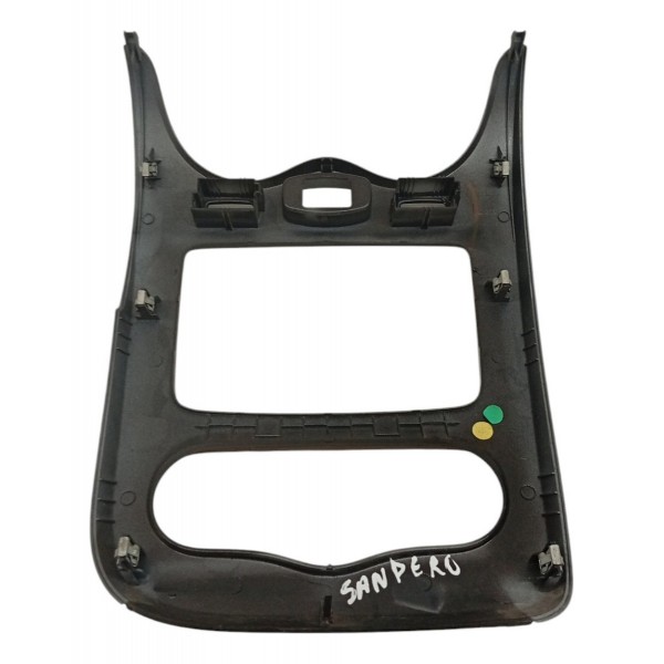 Moldura Central Radio Painel Renault Sandero 2011 2012 2013