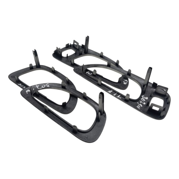 Kit Moldura Acabamento Maçaneta Interna Peugeot 307 Sw 2009