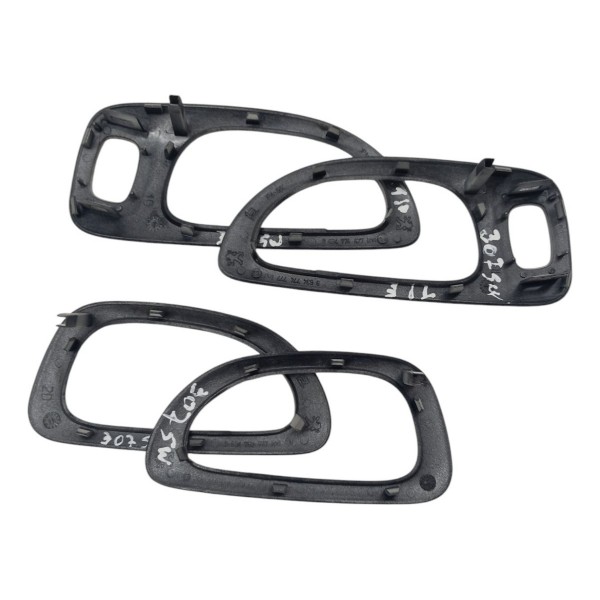 Kit Moldura Acabamento Maçaneta Interna Peugeot 307 Sw 2009