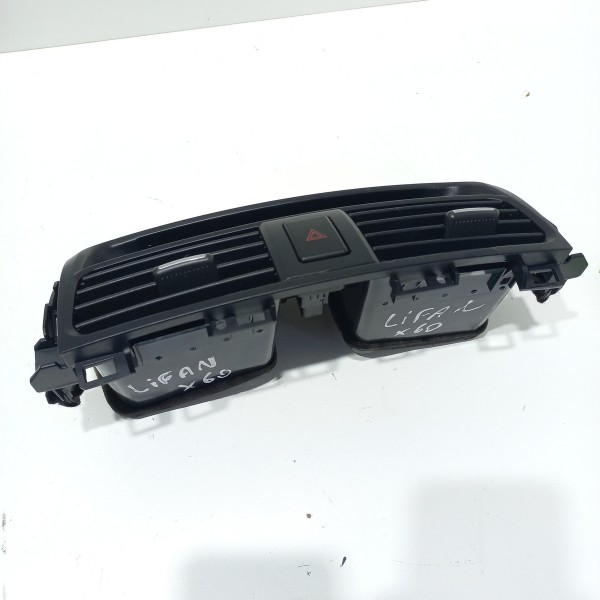 Difusor Central Ar Pisca Alerta Relogio Lifan X60 2014