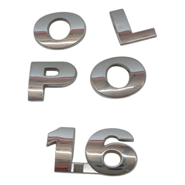 Emblema Tampa Traseira Volkswagen Polo 2004 2005