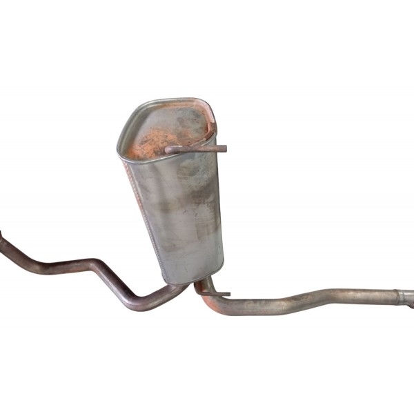 Tubo Escapamento Silencioso Gm Cruze Sedan 1.8 2013 2014 15 Metálico