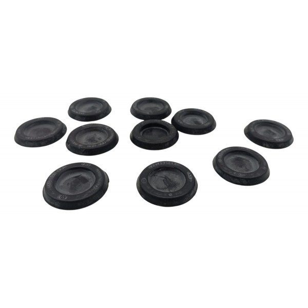 Kit 10 Tampão Assoalho Volkswagen Gol Parati 1996 1997 1998