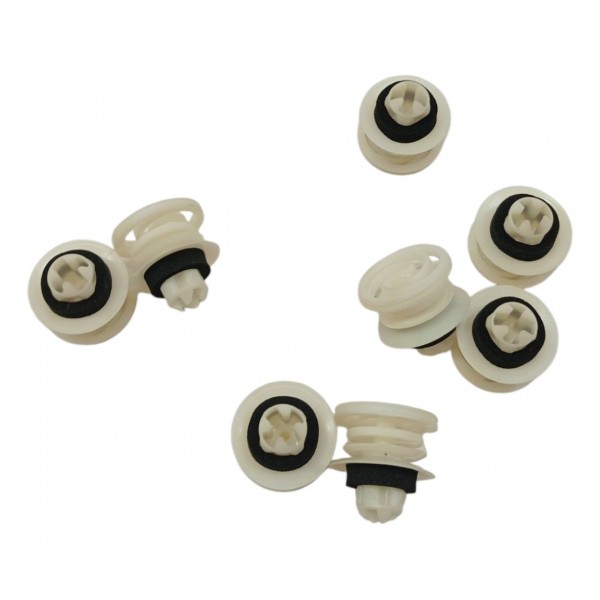 Kit 8 Grampos Fixação Porta Volkswagen New Beetle 2009 2010