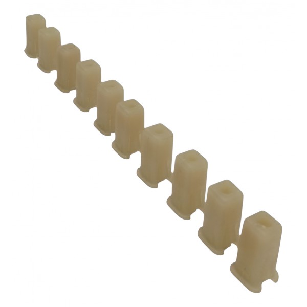 Kit 10 Buchas Fixação Parachoque Volkswagen Gol 2010 2011