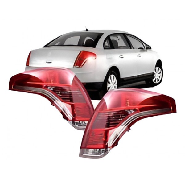 Lanterna Traseira Esquerda Citroen C4 Pallas 2008