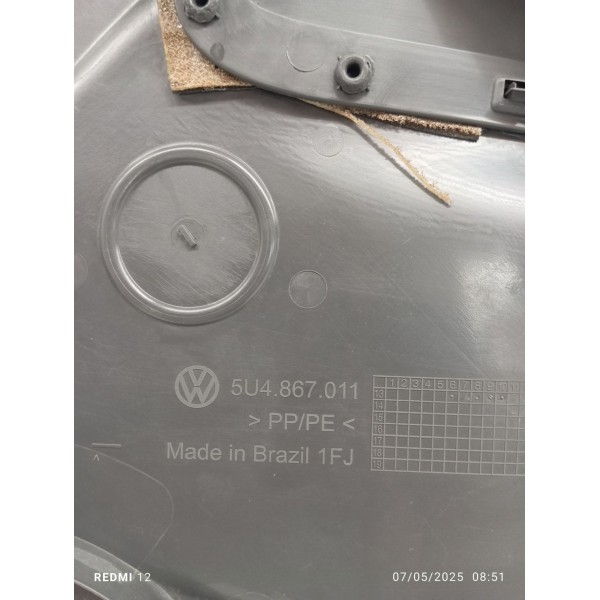 Forro Porta Dianteira Esquerda Volkswagen Gol G5 G6 2015