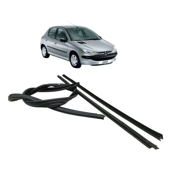 Kit Pestana Dianteira Esquerdo Peugeot 206 1.4 2004 2005