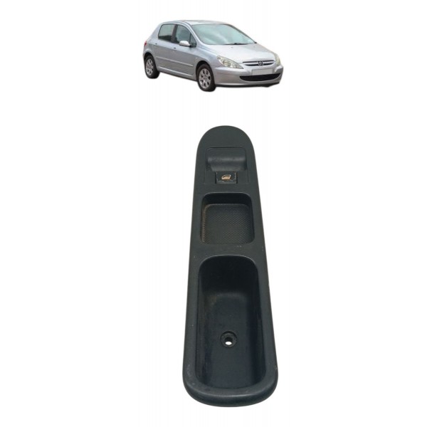 Moldura Botão Vidro Eletrico Dianteiro Peugeot 307 2004 2005