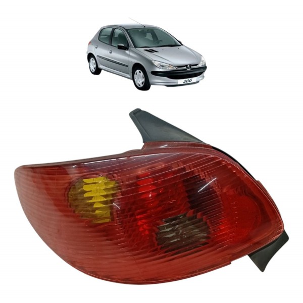 Lanterna Traseira Esquerda Peugeot 206 1.4 2003 2004 2005