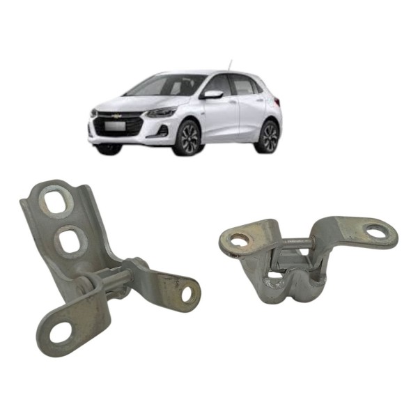Dobradiça Porta Dianteira Esquerda Chevrolet Onix 2020 2021