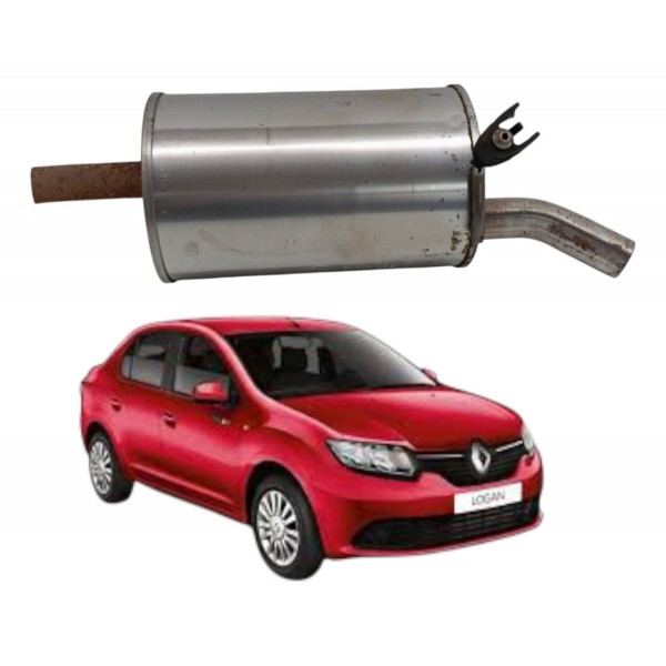 Escapamento Silencioso Renault Logan 1.6 2016 2017