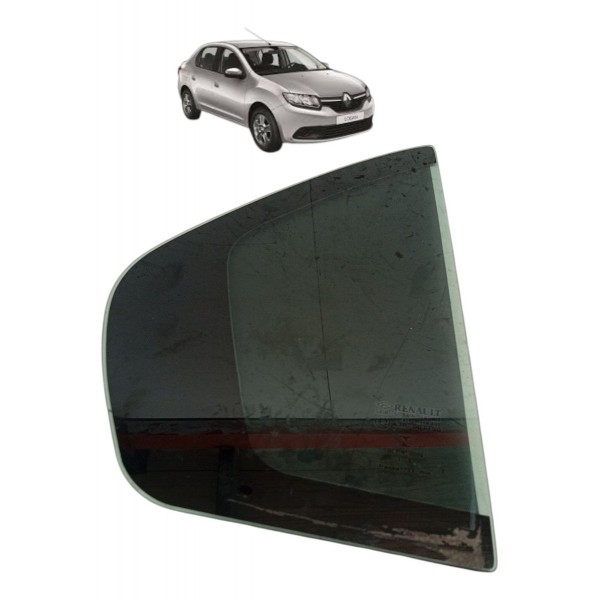 Vidro Fixo Traseiro Direito Renault Logan 2016 2017 2018