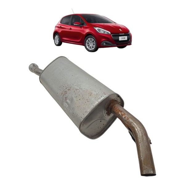 Escapamento Silencioso Peugeot 208 2018