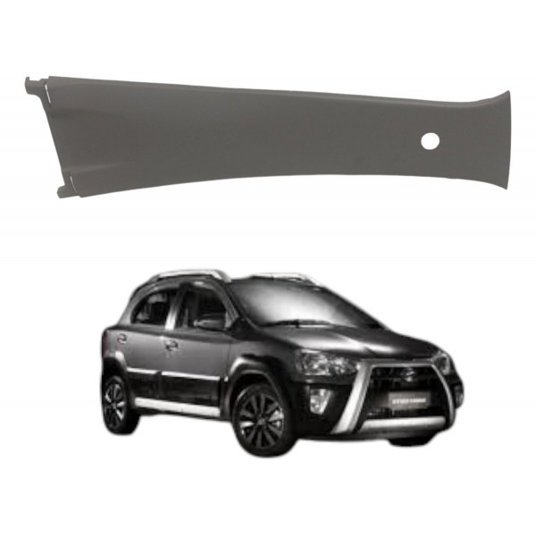 Acabamento Direito Coluna Central Toyota Etios 2015 2016