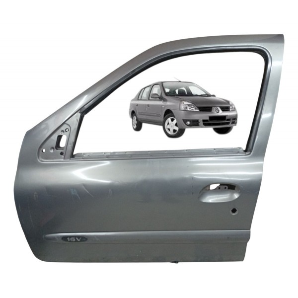 Porta Dianteira Esquerda Renault Clio Sedan 2007 2008