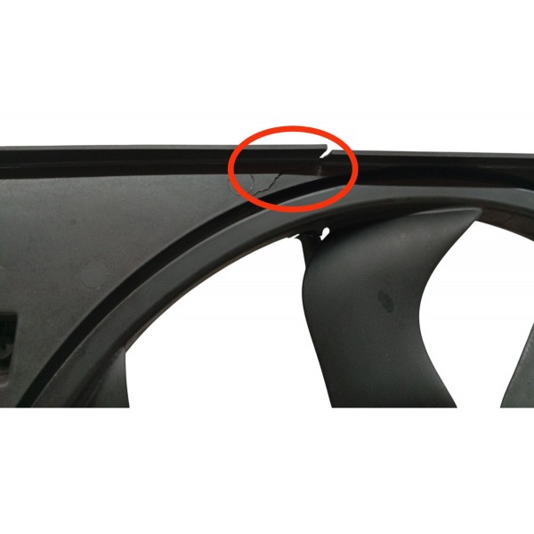 Defletor Ventoinha Renault Logan 1.6 2015 Detalhe Defletor Ventoinha Renault Logan 1.6 2015 Detalhe