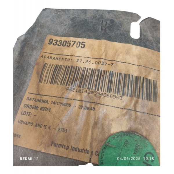 Forro Porta Malas Traseiro Esquerdo Chevrolet Vectra 2008