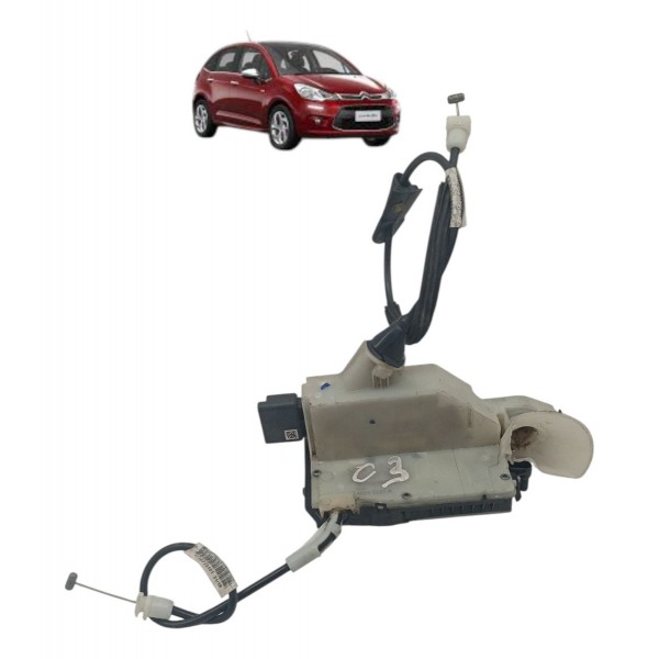 Fechadura Dianteira Esquerda Citroen C3 2014 2015