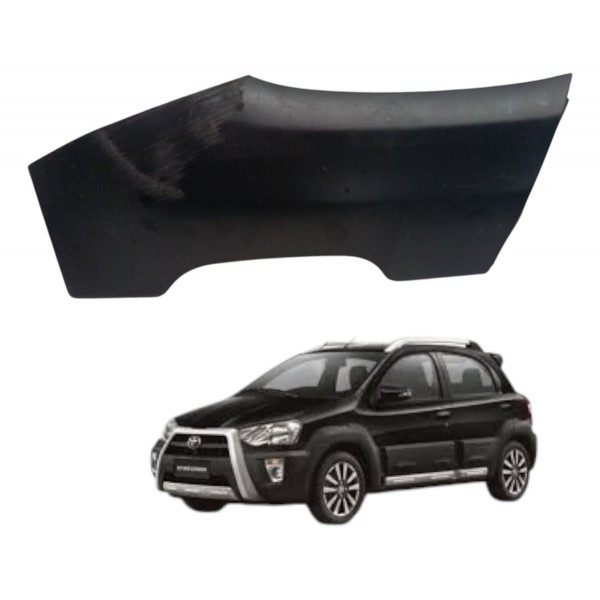 Moldura Caixa Roda Esquerda Toyota Etios 2015 2016 Detalhe