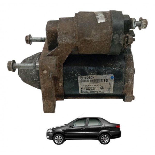 Motor Partida Arranque Fiat Siena 1.0 8v Flex 2009 2010